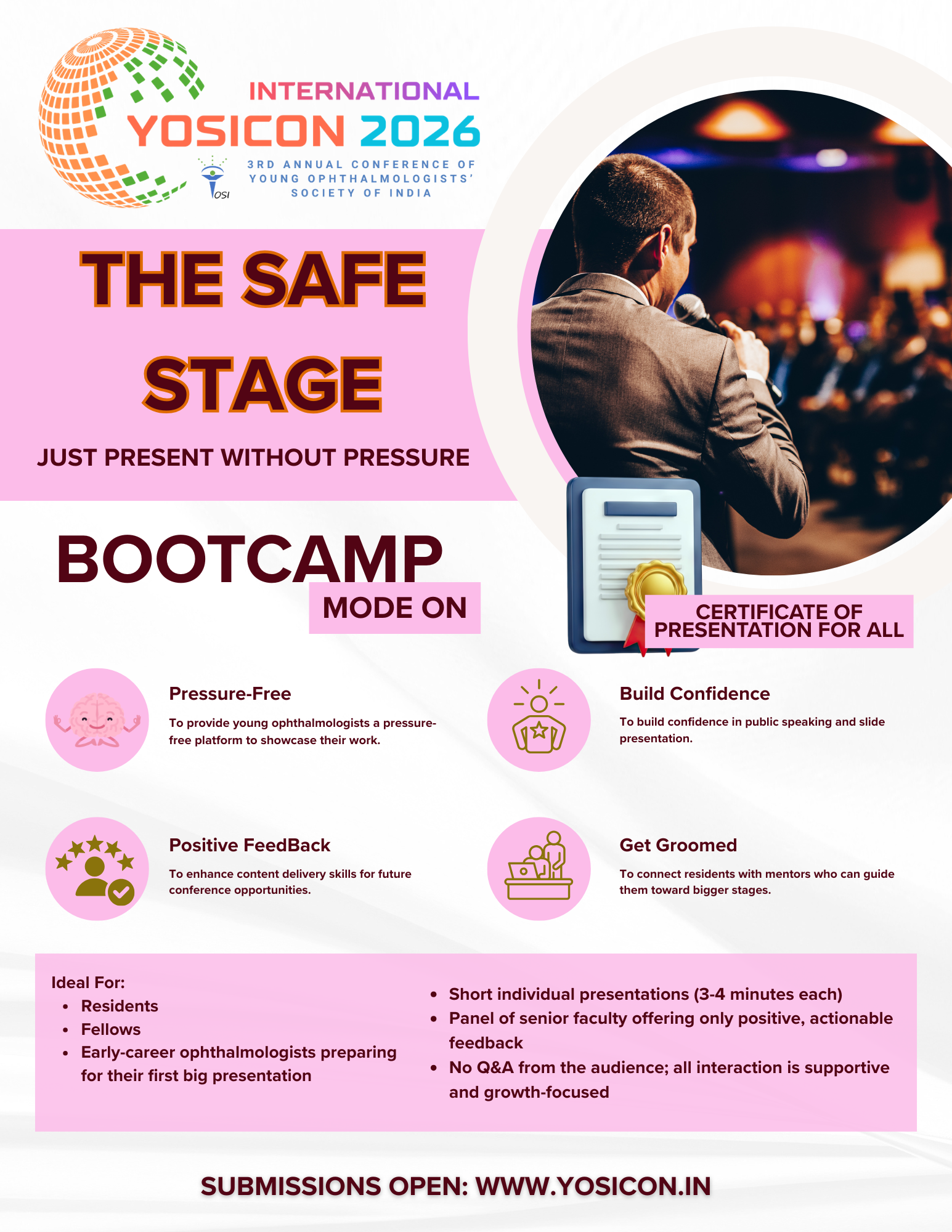 Safe Stage initiative